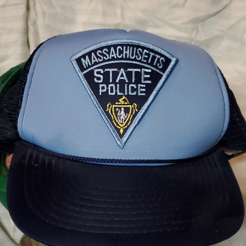 Vintage Massachusetts State Police Trucker Hat